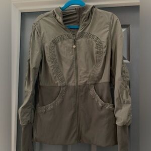 Olive Green Lululemon Women's Reversible Jacket